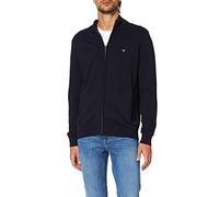 Fynch-Hatton Cardigan-Zip Chaqueta Punto, Azul (Navy 690), Large para Hombre