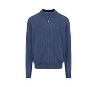 FYNCH-HATTON Cárdigan azul oscuro / blanco, Talla XXL
