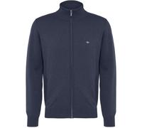 Fynch Hatton Chaqueta De Punto Para Hombre Cardigan Zip Azul SFPK 212 680 NIGHT