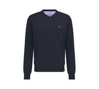 Fynch-Hatton Pullover, V-Neck suéter, Azul (Navy 690), Small para Hombre