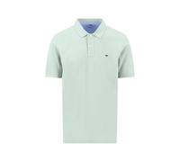 FYNCH-HATTON Polo de algodón con superficie texturizada, verde menta, L