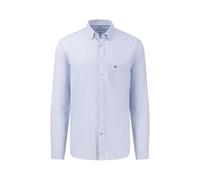 FYNCH-HATTON Weiches Oxford Hemd aus Baumwolle Blau/White/XXL Camisa Abotonada, Azul, Unisex Adulto