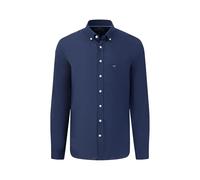 FYNCH-HATTON Weiches Oxford Hemd aus Baumwolle Navy/L Camisa Abotonada, Azul Marino, Hombres