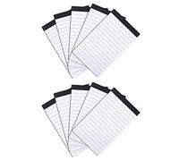 FYOBOT 10 Piezas Cuaderno de LíNea de Escritura una Mano Mini Cuaderno de Bolsillo Recarga A7 Memo Book Recarga con 30 Hojas Forradas Suministros de Oficina