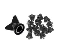 FYOBOT 12 Piezas de Tacos para Botas de Fútbol, Tacos para Rugby, Césped, 13 Mm, Tornillos M5, Tacos para Zapatos, Tacos de Fútbol para Entrenamiento de Competición, Color Gris