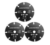 FYOBOT Disco de Corte de 76 mm y 3 Pulgadas Muela Abrasiva de Resina Circular Hoja de Disco de Corte para Pulido de Acero para Amoladora Angular 3 Piezas