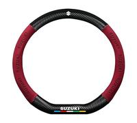 FYOBOT Funda Cubierta de Volante para Suzuki Samurai 1981-2003, Antideslizante Transpirable,Confort Durabilidad Seguridad Rueda Funda Protector Interior Accesorios,D-Red