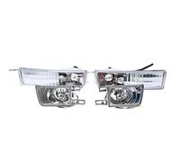 FYOBOT Parachoques Delantero de 4 Piezas L¨¢Mpara de Luz de Se?Al de de Niebla LH y RH para Mk3 Golf 1993-1998