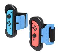 FYOUNG Muñequeras Dance Band Compatible con Just Dance 2021 2020 Switch, Paquete de 2 Correas Brazalete Elástico Ajustable Compatible con Zumba Switch - Negro