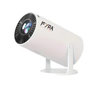 FYRA- Proyector portatil 4k Mini para Cine en casa con Ventilación Mejorada Pantalla Ajustable HDMI Android 11.0, Bluetooth V5.0, WiFi 6G, Video Compatible con movil, Smart conexion (Estandar)