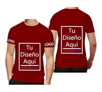 Fyralune Camiseta Personalizada para Hombre/Mujer -Personalizar Camisetas Graciosas 4 Caras con Fotos, Logos y Textos Divertidos - Ropa Personalizada para Amigos, Parejas y Equipos