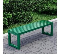 FYRDTNG Banco de Jardín de Acero Galvanizado, Banco Exterior Resistente a la Intemperie para Terraza, Patio y Parque, Heavy Duty, Colorido(Green,220cm/86.6in)