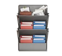 Fyrdyn Almacenamiento de Zapatos de | Soporte de Pantuflas de 3 Capas para campistas - Estante de Almacenamiento Vertical montado en la Pared para lavandería, Entrada, Dormitorio, baño