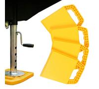 Fyrdyn Almohadilla De Gato para Remolque - Bloque Estabilizador Ligero Apilable Estable - Bloques Estabilizadores De Alta Resistencia Destinados A Camión - para Camión De Remolque Automóvil Sedán