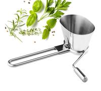 Fyrdyn Cortadora De Perejil - Cortador Manual De Cebollino Y Hierbas - Procesador de Alimentos para Picar Ajo Nueces Chile Jengibre Preparación de Ensaladas Cocina Restaurante