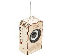 Fyrdyn Kit De Radio FM,Kit De Proyecto Electrónico De Madera para Montar - De Audio Portátil para Niños, Jóvenes, Adultos, Chicos, Chicas, Construcción, Coche, Familia, Amigos Y Cumpleaños