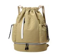 Fyrdyn Mochila Tipo Cordón,Mochila Ligera Para Senderismo Y Acampada | Bolso Deportivo De Hombro Con Gran Capacidad Para Gimnasio Y Pícnic, Saco Portátil Para Viajes