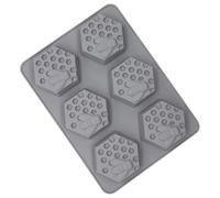 Fyrdyn Moldes de chocolate - 6 cavidades antiadherentes, moldes de silicona para chocolate, para jabón, gelatinas, pasteles, panqueques, helados, postres