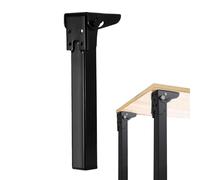 Fyrdyn Patas Plegables para Mesa | Patas De Escritorio Y Muebles Plegables Resistentes | Repuesto Multiusos para Muebles Armarios Baño Camas Mesitas Escritorio, 1 pz