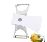 Fyrdyn Pelador De Frutas - Pelador de Hortalizas de Acero Inoxidable de Doble Extremo - Mango Antideslizante Ergonomico Y Eje Giratorio | Para Preparacion De Comidas Y Cocina Diaria En