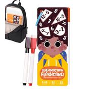 Fyrdyn Tarjetas didácticas de matemáticas, juegos educativos de matemáticas, tarjetas de práctica de matemáticas, para el hogar, escuela, primaria, al aire libre, interior, vacaciones, coche, avión