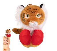 Fyrdyn Títeres De Mano para Niños - Peluche Simulado,Títeres De Boxeo para Desarrollo Emocional con Brazos Retráctiles para Niños De 3+ Años para Cuentacuentos Juego De Roles Y