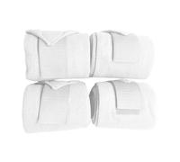 Fyrdyn Vendas para Patas de Caballos,4 Piezas de Vendajes para Patas - Accesorios Ecuestres Protectores de 250 cm Parte Delantera Suave para Competiciones Exteriores