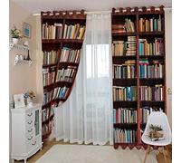 FYRHLH Cortinas Vintage & Estanterías Cortinas Opaca para Habitación Térmica Aislante y Ruido Reducción Digital 3D Cortinas Cortas Termicas Aislantes Tamaño:An280 x Al175cm