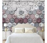 FYRHLH Papel Pintado Ilusión óptica abstracta Pared 3D Papel Tapiz Fotomurales 3D Papel Pintado Póster Gigante de Pared Personalizado 3D Para Salón o Dormitorio 400cm×280cm (ancho x alto)