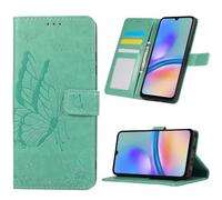 Fyriswho Funda para Samsung Galaxy A05s 4G, Premium Flip PU Cuero Magnética Función de Soporte Cover Billetera Carcasa Libro Cover Samsung Galaxy A05s 4G (6.7") - Verde