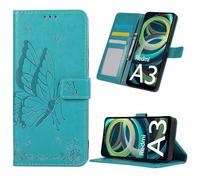 Fyriswho Funda para Xiaomi Redmi A3 4G, Premium Flip Case PU Cuero Magnética Función de Soporte Cover Billetera Carcasa Libro Cover Xiaomi Redmi A3 4G (6.71") - Azul