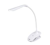 Fysic Lámpara de Lectura LED Recargable USB con Pinza y Brazo Flexible,