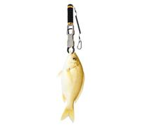 Fyssnn Pinza de pesca giratoria 360°, pinza portátil para agua salada, accesorio de pesca (dorado)