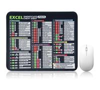 FYting Alfombrilla Ratón Excel,Tapete Rato English,Mouse Pad,Excel Documento de Acceso Directo Almohadilla de Escritorio English para Office de Pc, Trabajo, Juegos, 250 x 300 x 2 mm(Excel A)
