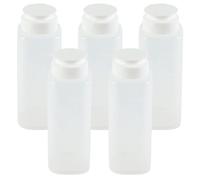FYting Biberon Cocina,5 Piezas Biberones Cocina 200 ml,Sin Bpa, A Prueba de Fugas Con Pico de Apertura y Cierre AutomáTico, Para Ketchup, Mostaza, Mayonesa, Salsas, Aceite de Oliva (7 Oz)