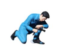 FytStycale 1 Figura Miniatura Pepple Pintada a Mano para Diorama Miniaturas para Colección Ornamentos Decorativos Detalles Finos Adecuada para Paisajes en, Reparador