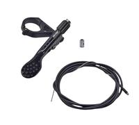 FytStycale 1 Kit Palanca para de Sillín Control de Altura con Cable 170cm Mando para Manillar Universal 22.2mm Fabricado en Aleación de Aluminio, Negro