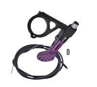 FytStycale 1 Kit Palanca para de Sillín Control de Altura con Cable 170cm Mando para Manillar Universal 22.2mm Fabricado en Aleación de Aluminio, PÚrpura
