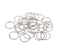 FytStycale 10 Piezas Anillos para Anillos Partidos de Metal para Encuadernar Aros para Llaveros y Cuadernos Aros Abiertos para Bricolaje