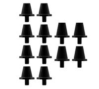 FytStycale 12 Piezas Clavos para Botas de Fútbol Compatibles con Zapatos de Fútbol Y Rugby M5 Aluminio Antideslizante para Reemplazo de Tacos Deportivos Adecuado, 13mm 15mm, negro