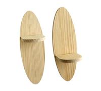 FytStycale 2 Piezas Estante Flotante Oval para la Pared, Organizador una Rejilla de Almacenamiento montada en la Pared práctica para el Dormitorio de Comedor del