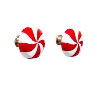 FytStycale 2 Piezas Tirador de Cajón Navidad Cubierta de Botón Dulce Protector de Silicona Original para Armario Comedor Dormitorio Adecuado para Regalo