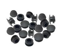 FytStycale 20 Tapones de Acabado para Insertos de Deslizamiento de Silla, Insertos de Tubo Abovedados, Tapas de Extremo