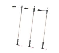 FytStycale 3 Piezas Lámparas Callejeras Miniatura LED Accesorio para Maquetas Farola Artesanal a Escala en PP Adecuado para Decoración de Invierno Y Villas, Style a