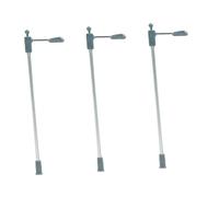 FytStycale 3 Piezas Lámparas Callejeras Miniatura LED Accesorio para Maquetas Farola Artesanal a Escala en PP Adecuado para Decoración de Invierno Y Villas, Style D