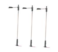 FytStycale 3 Piezas Lámparas Callejeras Miniatura LED Accesorio para Maquetas Farola Artesanal a Escala en PP Adecuado para Decoración de Invierno Y Villas, Style C