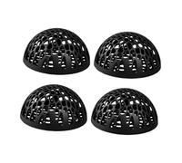 FytStycale 4 Piezas Cueva para Acuario Decoración de Paisaje Casa de Cría Nido para Cíclidos Que Proporciona Un Adecuado para Peces Y Reptiles, Negro