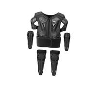 FytStycale 5 Piezas Chaleco Infantil Cross Equipo Protección Rodilleras Coderas Diseño Ergonómico Material Resistente Adecuado para Ciclismo