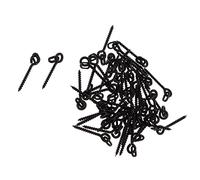 FytStycale 50 Unidades de Estacas Roscadas para Boilies de Carpa con Eslabón Giratorio para Aparejos de Pesca.
