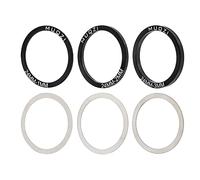 FytStycale 6 Piezas Arandela Inferior Junta Espaciadora Crank Bicicleta Aleación Aluminio Fácil de Colocar Antidesgaste Adecuada para Bicicletas Deporte Ci, 24MM